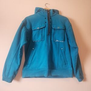 Lululemon Men's Post Game Full Zip Hoodie Teal/Blue Vintage Cargo Archive-style